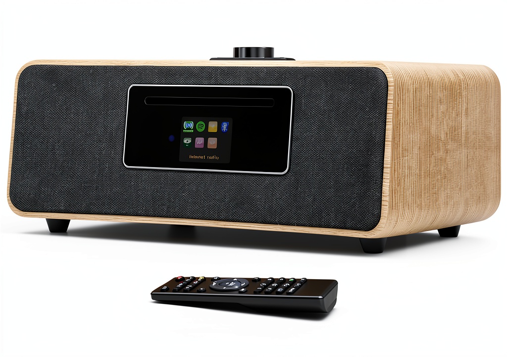 Installing LEMEGA Internet Radio Player System on a wooden desk