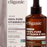 Vitamin E Oil Cliganic Facial Oil 30k IU Pure-0