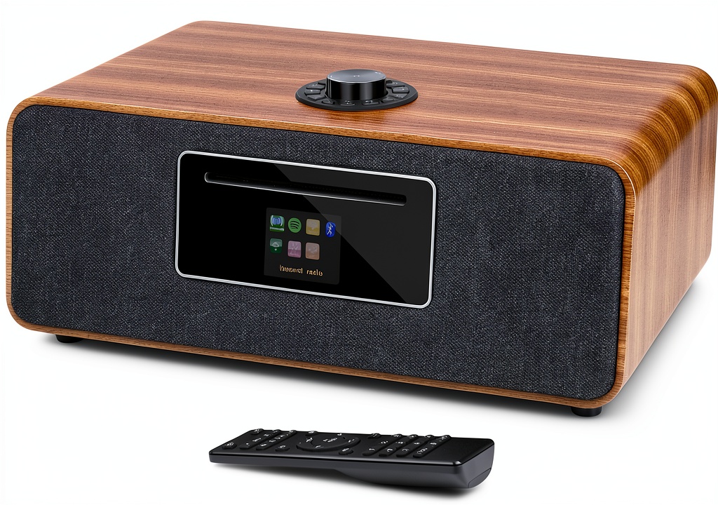 LEMEGA Internet Radio Player MS5 with CD inserted