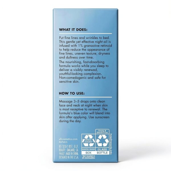 Granactive Retinoid Night Oil elf Facial Oil 1%-8
