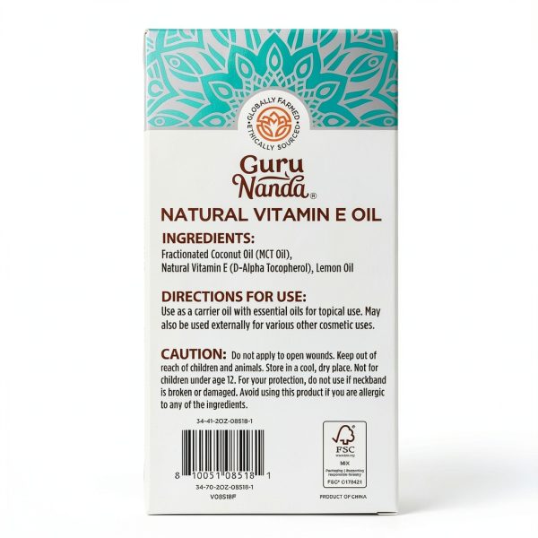 GuruNanda Vitamin E Oil for Skin Hair Nails-6