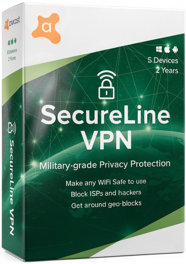 AVG VPN Secure Privacy Suite with 56 Fast Servers and Leak Protection-0