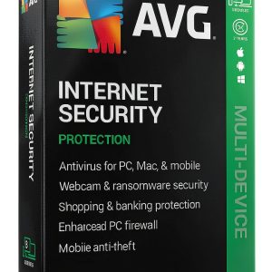 AVG Internet Security Key Card 1-5-10-3 Cloud AI Protection-0